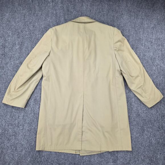 Vintage London Fog Coat Mens 40 Regular Double Breasted Wool Lined 70s Baltimore - Picture 7 of 16